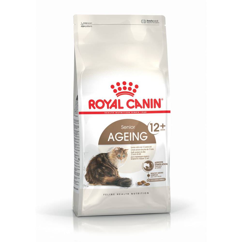 3x4kg Royal Canin Ageing 12+ száraz macskatáp - Kisállat kiegészítők webáruház - állateledelek