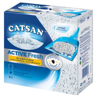 3x8 l Catsan Active Fresh macskaalom - Kisállat kiegészítők webáruház - állateledelek