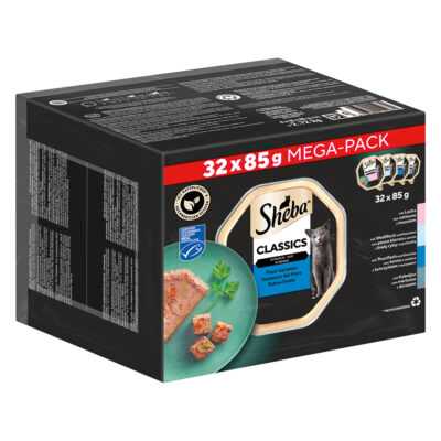 96x85g Sheba variációk Classics pástétomban nedves macskatáp 84+12 ingyen - Kisállat kiegészítők webáruház - állateledelek