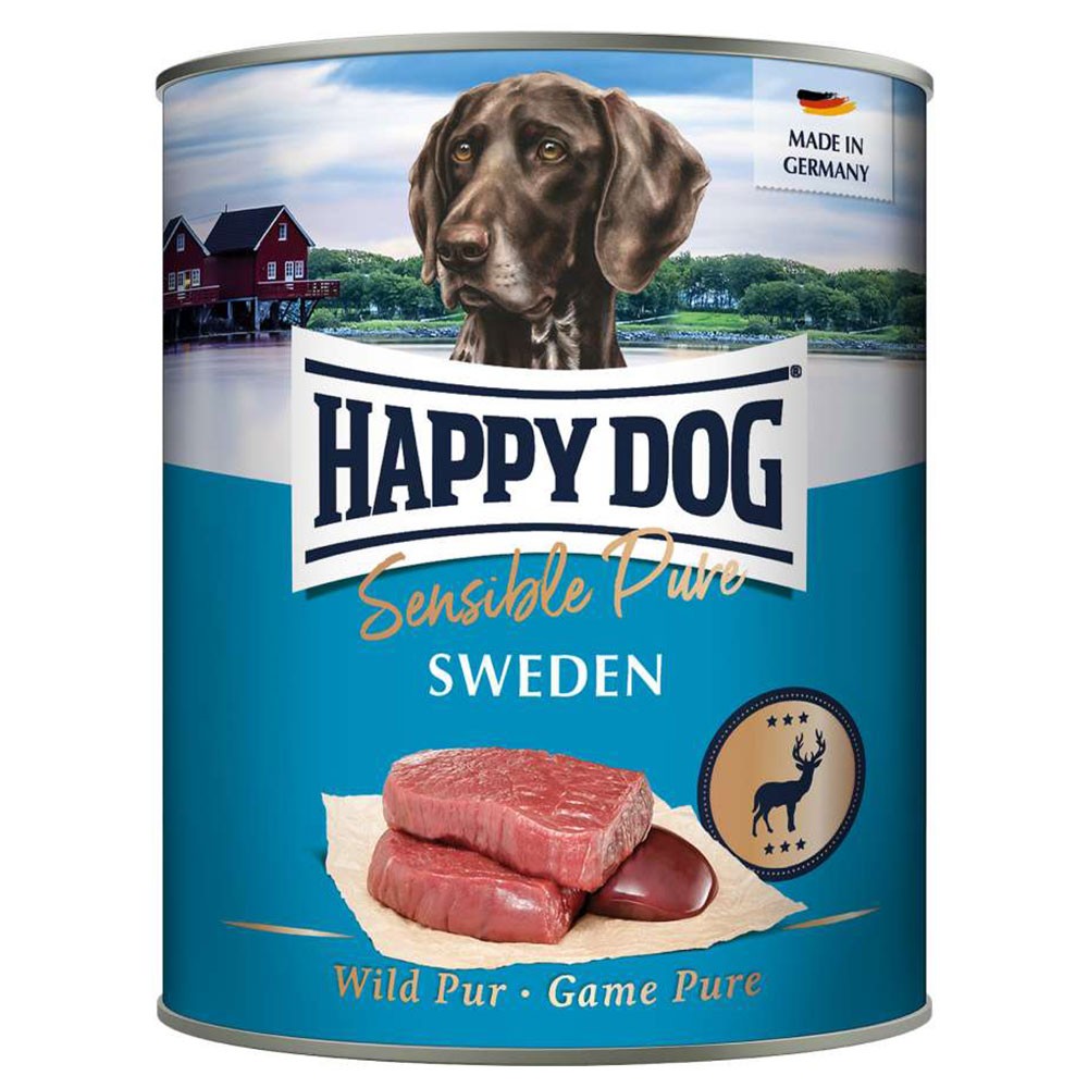 Happy Dog Pur gazdaságos csomag 24 x 800 g - Sweden (vad pur) - Kisállat kiegészítők webáruház - állateledelek