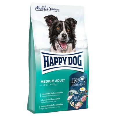 2x12kg Happy Dog Supreme fit & vital Medium Adult száraz kutyatáp - Kisállat kiegészítők webáruház - állateledelek