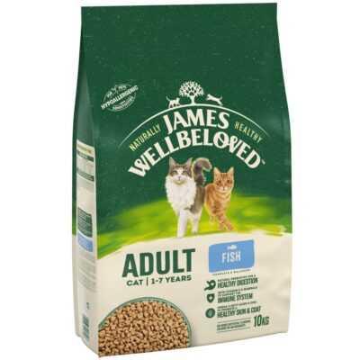 James Wellbeloved Adult Cat Hypoallergenic hal & rizs -  2 x 10 kg - Kisállat kiegészítők webáruház - állateledelek