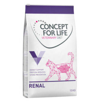 2x10kg Concept for Life Veterinary Diet Renal száraz macskatáp - Kisállat kiegészítők webáruház - állateledelek