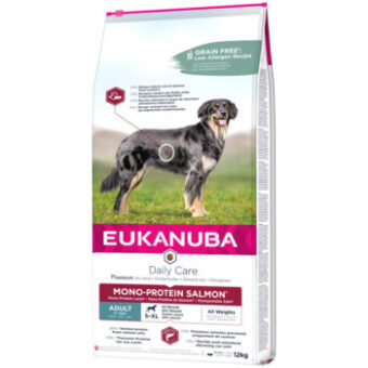 2x12kg Eukanuba Adult Mono-Protein lazac száraz kutyatáp - Kisállat kiegészítők webáruház - állateledelek