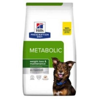 2x12kg Hill's Prescription Diet Canine száraz kutyatáp- Metabolic mit csirke & rizs (2 x 12 kg) - Kisállat kiegészítők webáruház - állateledelek