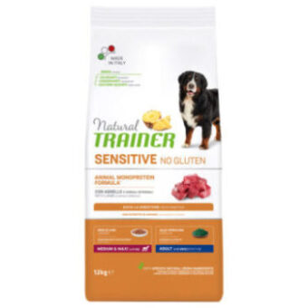 2x12kg Natural Trainer Sensitive No Gluten Adult Medium/Maxi bárány száraz kutyatáp - Kisállat kiegészítők webáruház - állateledelek