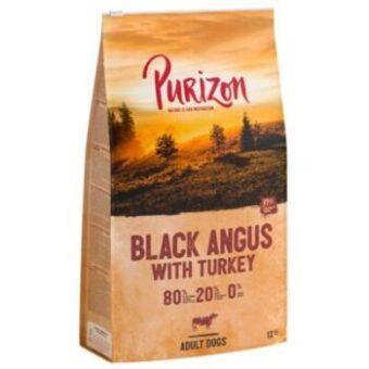 2x12kg Purizon Adult Black-Angus-marha & pulyka - gabonamentes száraz kutyatáp új receptúrával - Kisállat kiegészítők webáruház - állateledelek