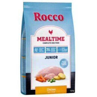 2x12kg Rocco Mealtime száraz kutyatáp-Junior - csirke - Kisállat kiegészítők webáruház - állateledelek