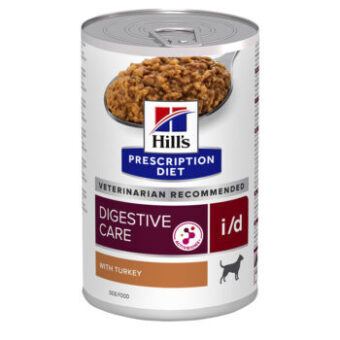 48x360g Hill's Prescription Diet i/d Digestive Care pulyka nedves kutyatáp - Kisállat kiegészítők webáruház - állateledelek