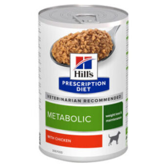 48x370g Hill's Prescription Diet Metabolic Weight Management csirke kutyatáp - Kisállat kiegészítők webáruház - állateledelek