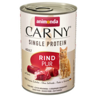 12x400g Animonda Carny Single Protein Adult nedves macskatáp- Marha pur - Kisállat kiegészítők webáruház - állateledelek