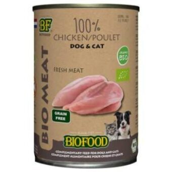 6x400g Biofood Organic csirke táplálékkiegészítő eledel kutyáknak