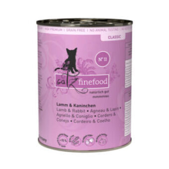 12x400g catz finefood konzerv nedves macskatáp-Bárány & nyúl - Kisállat kiegészítők webáruház - állateledelek