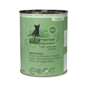 12x400g catz finefood konzerv nedves macskatáp-Csirke & fácán - Kisállat kiegészítők webáruház - állateledelek