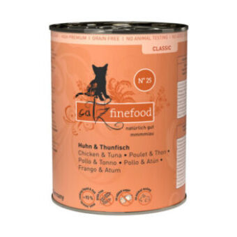 12x400g catz finefood konzerv nedves macskatáp-Csirke & tonhal - Kisállat kiegészítők webáruház - állateledelek