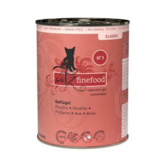 12x400g catz finefood konzerv nedves macskatáp-Szárnyas - Kisállat kiegészítők webáruház - állateledelek