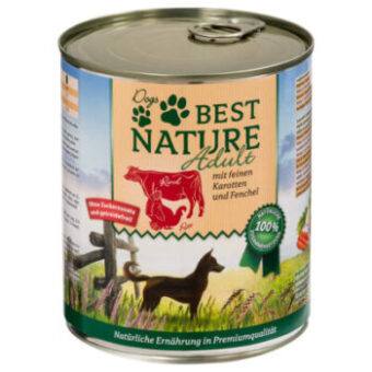 12x800g Best Nature Dog Adult Pulyka