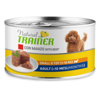 24x150g Natural Trainer Small & Toy Adult marha nedves kutyatáp - Kisállat kiegészítők webáruház - állateledelek