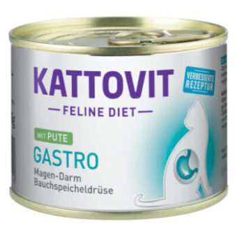 24x185g Kattovit Gastro nedves macskaeledel-pulyka - Kisállat kiegészítők webáruház - állateledelek