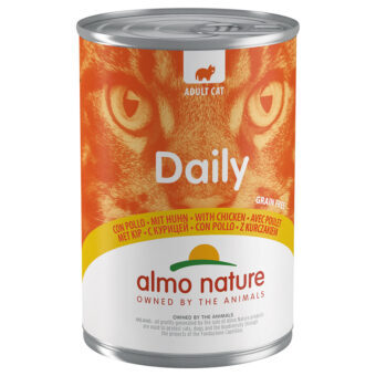 24x400g Almo Nature Daily Menu csirke nedves macskatáp - Kisállat kiegészítők webáruház - állateledelek