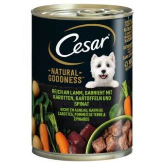 12x400g Cesar Natural Goodness Bárány nedves kutyatáp - Kisállat kiegészítők webáruház - állateledelek