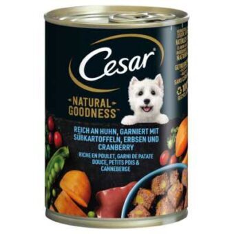 12x400g Cesar Natural Goodness Csirke nedves kutyatáp - Kisállat kiegészítők webáruház - állateledelek