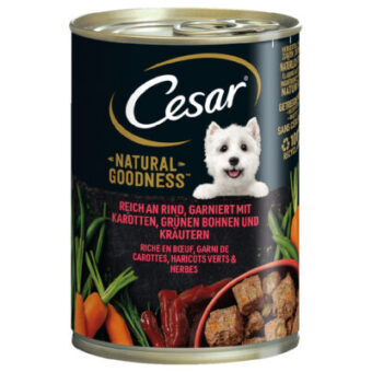 12x400g Cesar Natural Goodness Marha nedves kutyatáp - Kisállat kiegészítők webáruház - állateledelek