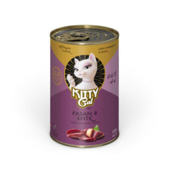 24x400g Kitty Cat Adult Pate Fácán & kacsa nedves macskatáp - Kisállat kiegészítők webáruház - állateledelek