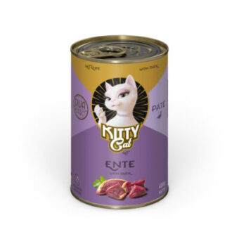 24x400g Kitty Cat Adult Pate Kacsa nedves macskatáp - Kisállat kiegészítők webáruház - állateledelek