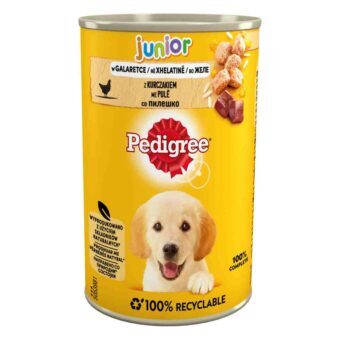 24x400g Pedigree Junior kutyatáp csirke - Kisállat kiegészítők webáruház - állateledelek