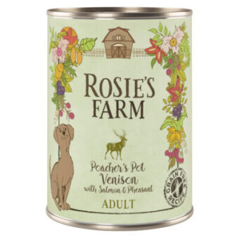 24x400g Rosie's Farm Adult nedves kutyatáp- Vad