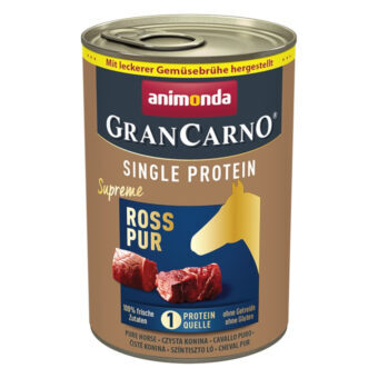 24x400g animonda GranCarno Adult Single Protein Supreme nedves - Ló Pur - Kisállat kiegészítők webáruház - állateledelek