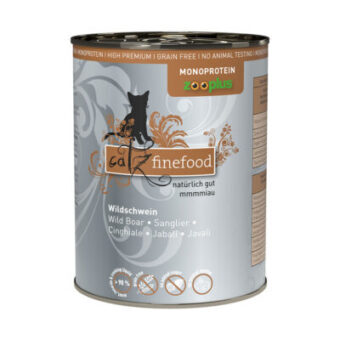 24x400g catz finefood Monoprotein zooplus vaddisznó nedves macskatáp - Kisállat kiegészítők webáruház - állateledelek