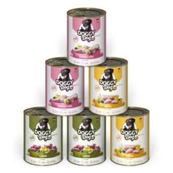 24x800g Doggy Dog Adult nedves kutyaeledel Sensitive mix (3 változattal) - Kisállat kiegészítők webáruház - állateledelek