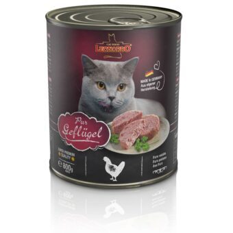 24x800g Leonardo All Meat Szárnyas pur nedves macskatáp - Kisállat kiegészítők webáruház - állateledelek