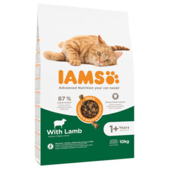 2x10kg Iams for Vitality száraz macskatáp- Adult bárány - Kisállat kiegészítők webáruház - állateledelek