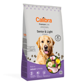 2x12kg Calibra Dog Premium Line Senior & Light csirke száraz kutyatáp - Kisállat kiegészítők webáruház - állateledelek