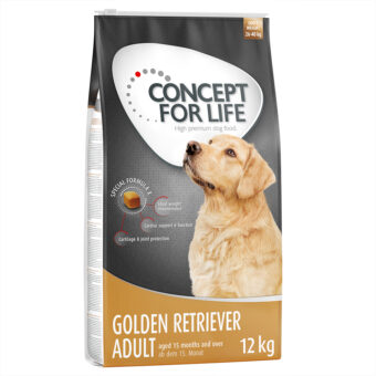 2x12kg Concept for Life Golden Retriever Adult száraz kutyatáp - Kisállat kiegészítők webáruház - állateledelek