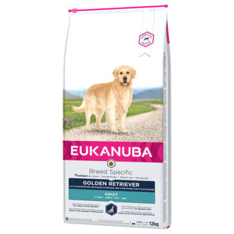 12kg Eukanuba Adult Breed Specific Golden Retriever száraz kutyatáp - Kisállat kiegészítők webáruház - állateledelek