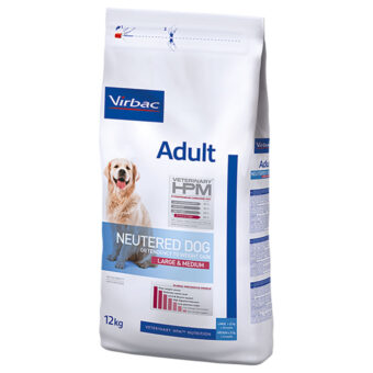 12kg Virbac Veterinary HPM Adult Neusted Large & Medium - Száraz kutyatáp - Kisállat kiegészítők webáruház - állateledelek