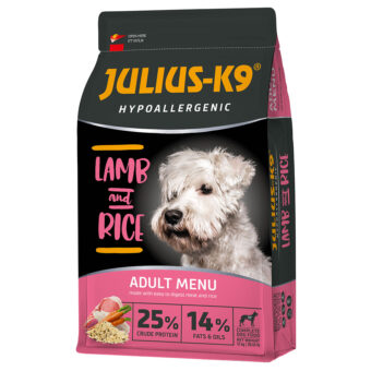 12kg JULIUS-K9 Adult Hypoallergenic lamb & rice - Kisállat kiegészítők webáruház - állateledelek