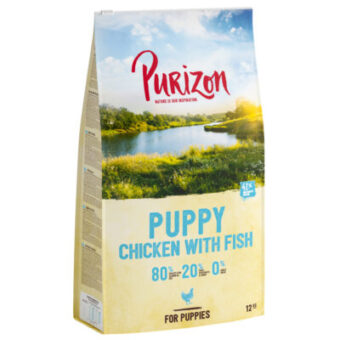 2x12kg ÚJ RECEPTÚRA: Purizon Puppy csirke & hal - gabonamentes száraz kutyatáp - Kisállat kiegészítők webáruház - állateledelek