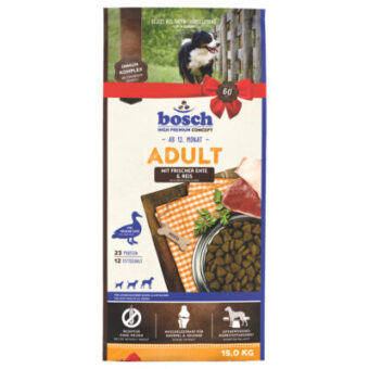 2x15kg Bosch Adult kacsa & rizs száraz kutyatáp - Kisállat kiegészítők webáruház - állateledelek