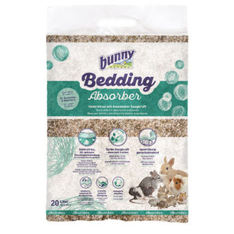 2x20l Bunny Bedding Absorber szalma alapú alom kisállatoknak - Kisállat kiegészítők webáruház - állateledelek