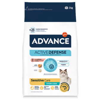 2x3kg Advance Cat Sterilized Sensitive száraz macskatáp - Kisállat kiegészítők webáruház - állateledelek