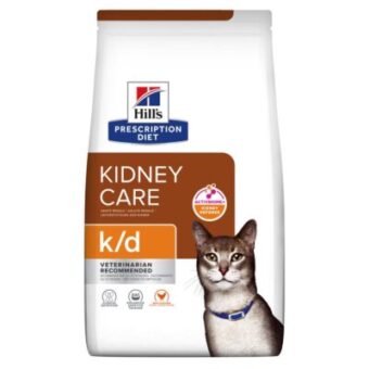 2x3kg Hill's Prescription Diet Feline száraz macskatáp- k/d Kidney Care csirke (2 x 3 kg) - Kisállat kiegészítők webáruház - állateledelek