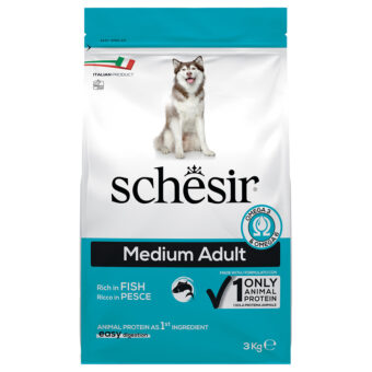 2x3kg Schesir Dog Medium Adult hal száraz kutyatáp - Kisállat kiegészítők webáruház - állateledelek