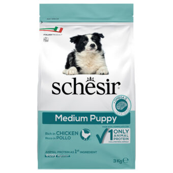 2x3kg Schesir Dog Medium Puppy csirke száraz kutyatáp - Kisállat kiegészítők webáruház - állateledelek