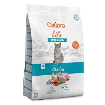 2x6kg Calibra Cat Life Sterilised csirke száraz macskatáp - Kisállat kiegészítők webáruház - állateledelek