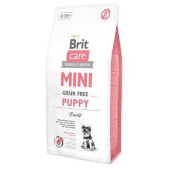 2x7kg Brit Care Mini Grain-Free Puppy Lamb száraz kölyökkutyatáp - Kisállat kiegészítők webáruház - állateledelek